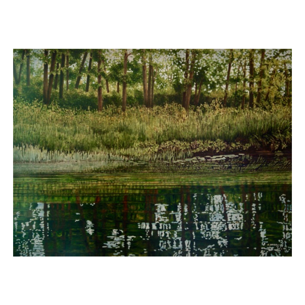 Rosseau River - Ed Novak-Painting-Eclipse Art Gallery