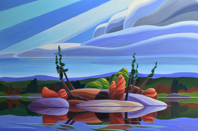 Serenity Island - Barbel Smith-Painting-Eclipse Art Gallery