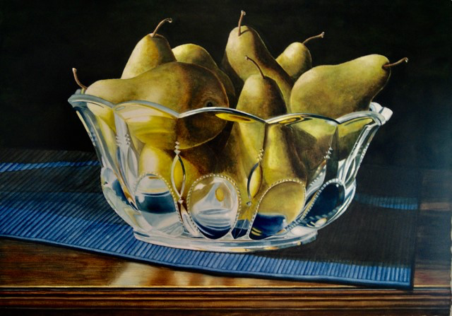 Pears - Ed Novak-Painting-Eclipse Art Gallery