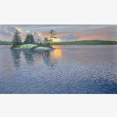 Evening Glow - Joe Sampson-Painting-Eclipse Art Gallery
