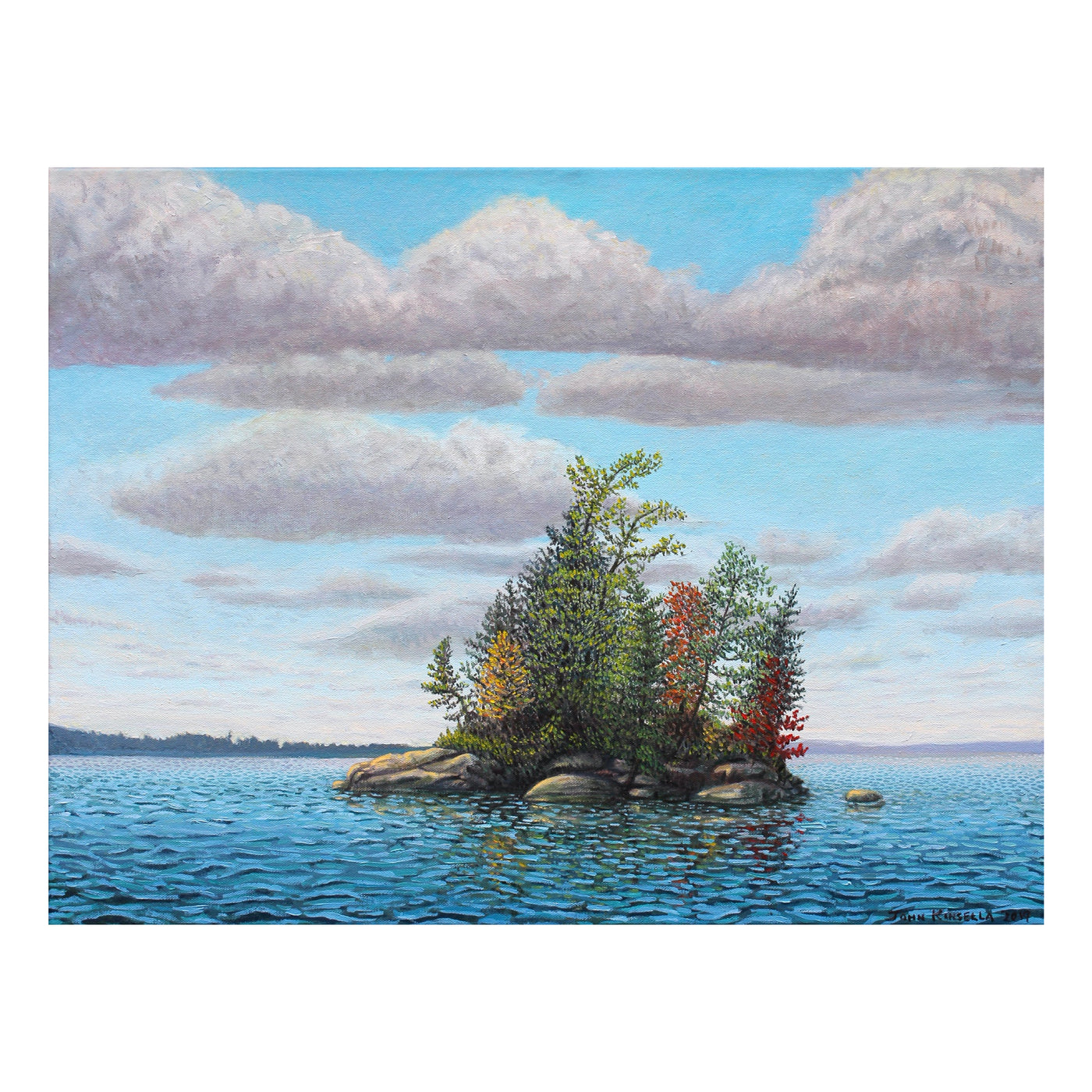 Pickerel Island, Big Gull Lake - John Kinsella-Painting-Eclipse Art Gallery