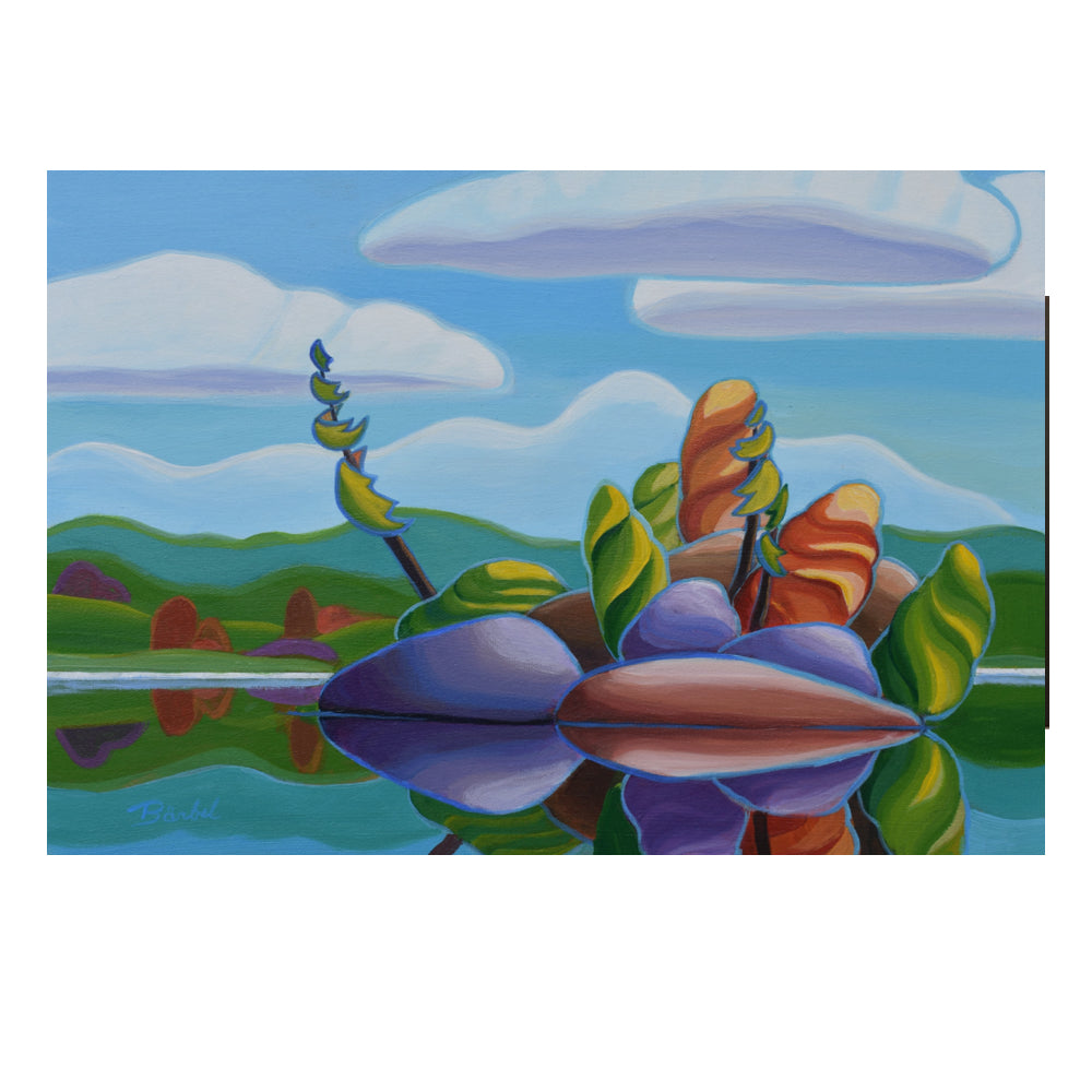 Tranquil Island - Barbel Smith-Painting-Eclipse Art Gallery